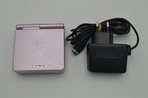 Gameboy Advance SP - Model AGS-101 - Pearl Pink - Konsol - SNR XEH50389507 (B Grade) (Genbrug)